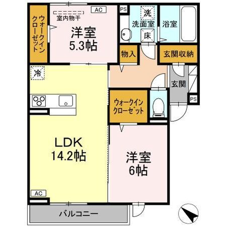 D-residence・K沖野上の物件間取画像